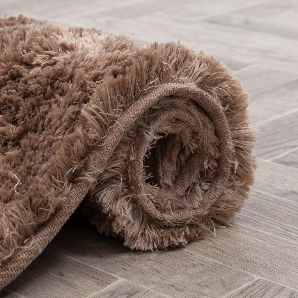 Koberec shaggy hnedý SOFT 80x150 cm