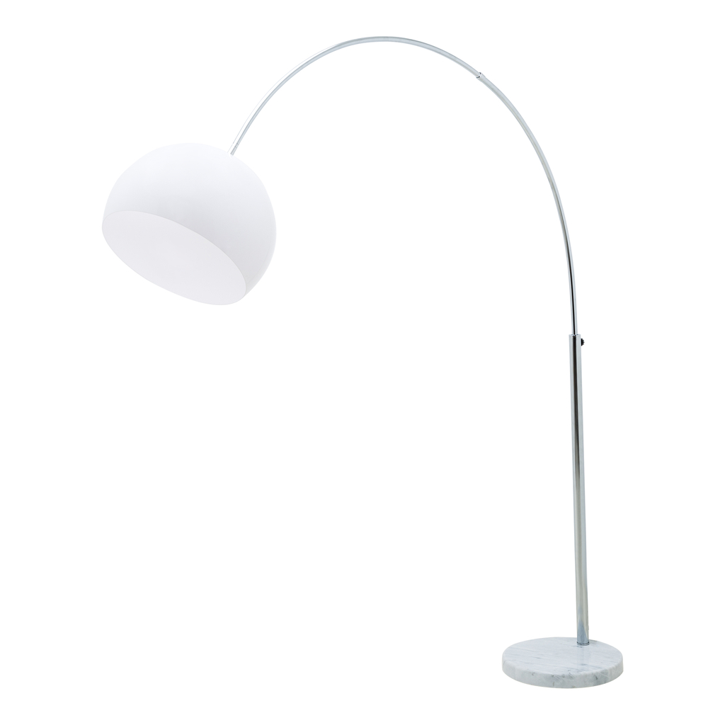 Oblúkové stojace svietidlo do obývačky VISION