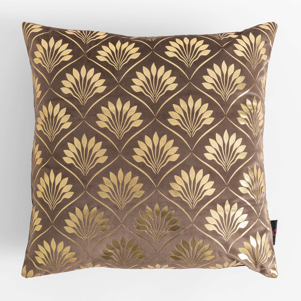 Dekoračná obliečka na vankúš v hnedej farbe DEKAR 45x45 cm