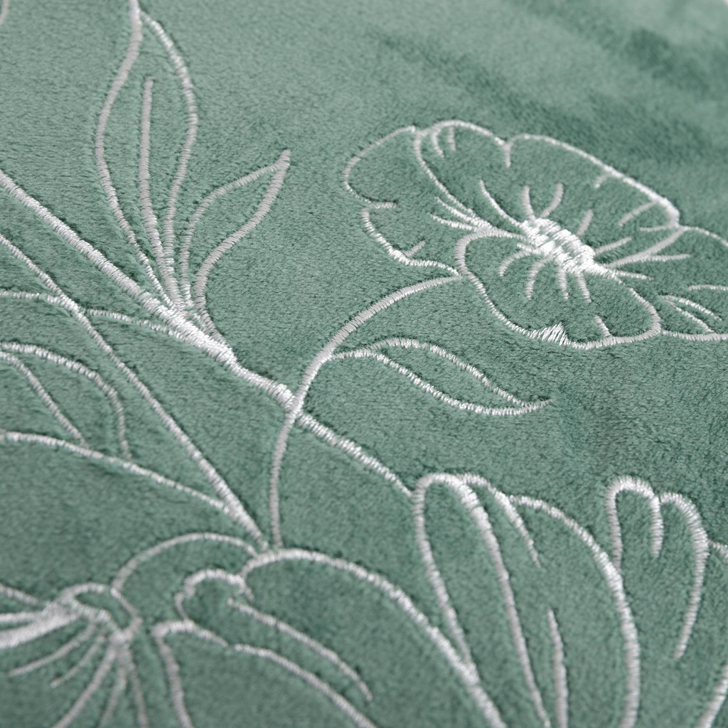 Dekoračná obliečka na vankúš zelená PERLA 45x45 cm