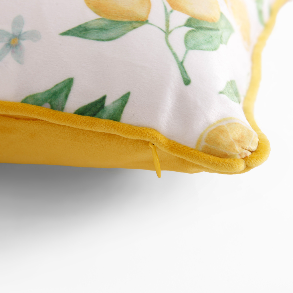 Dekoračná obliečka na vankúš s motívom citrónov FRUITS 40x40 cm