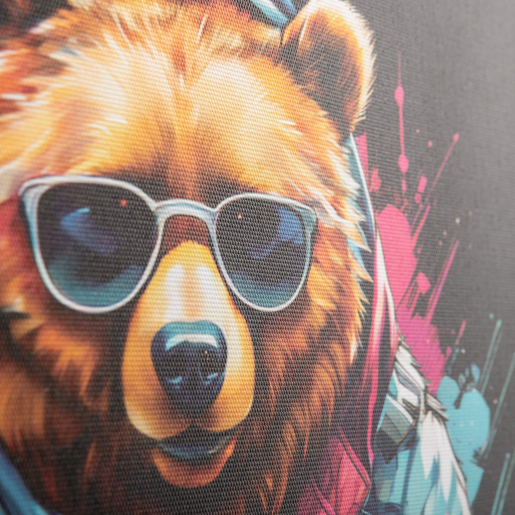 Maľba na plátne MEDVEDÍK 28x28 cm