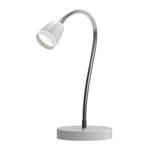 Stolná lampa LED ORO LARUS biela