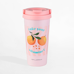 Ružový termohrnček ORANGE HAPPY 500 ml