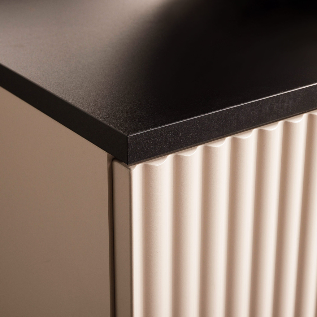 Doska pod umývadlo čierna matná 60 cm