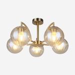 Stropné svietidlo gule zlaté TORA 5