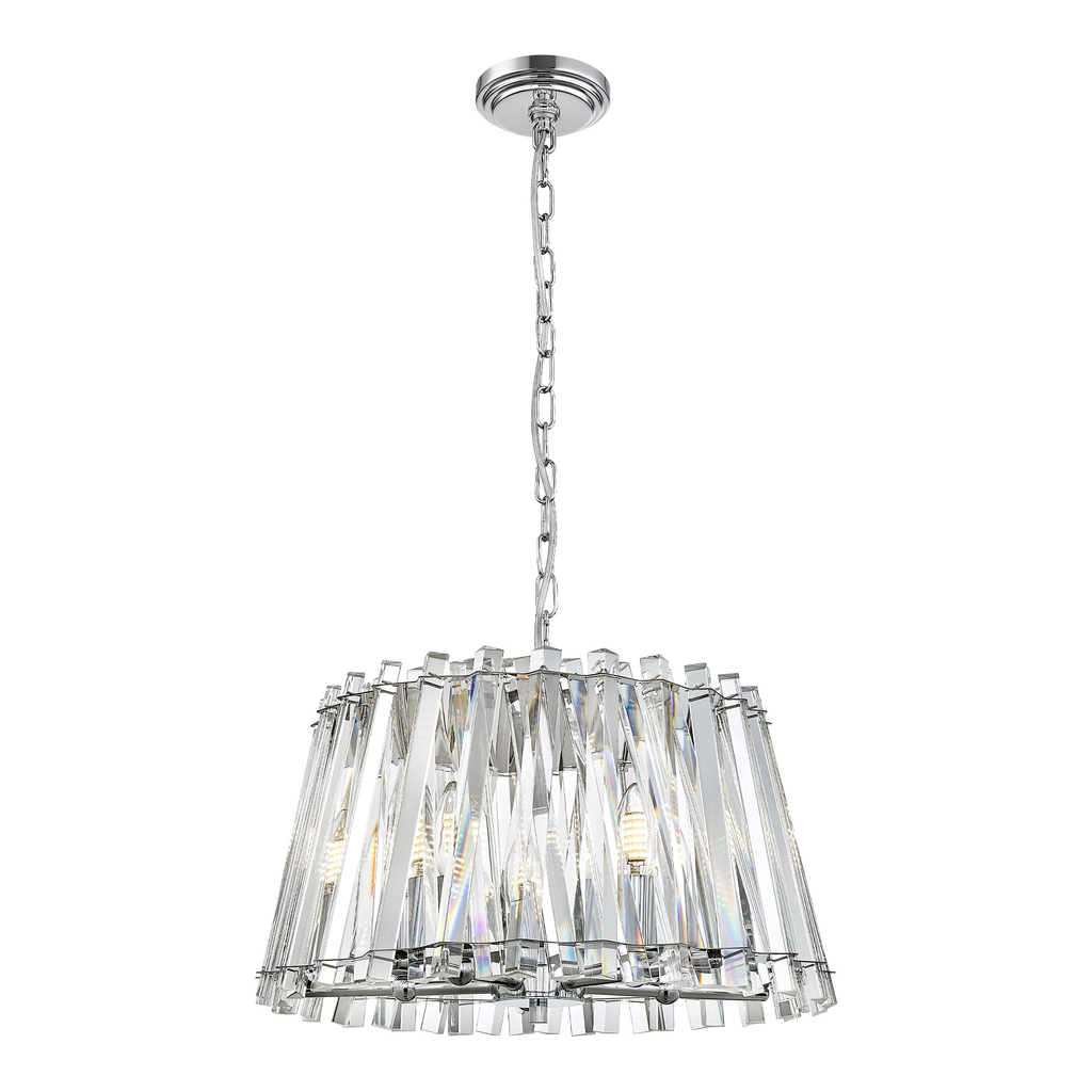Závesné svietidlo kryštál strieborné MIRABELL