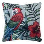 Dekoratívna obliečka na vankúš s papagájmi AMAZONIA 45x45 cm