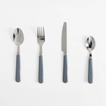 Súprava príborov v sivej farbe LORTIS 24-dielna