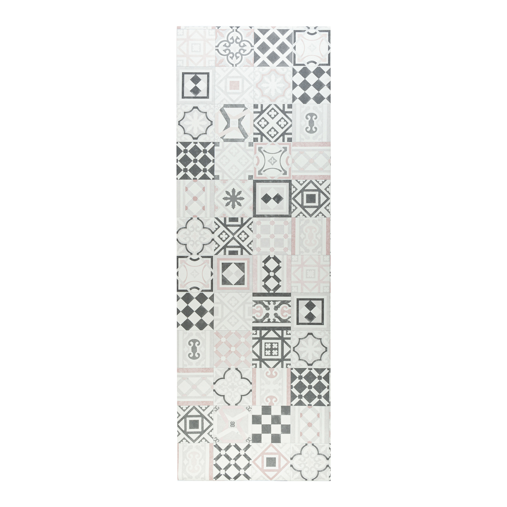 Behúň do kuchyne ružový, s marockým vzorom, 67x200 cm