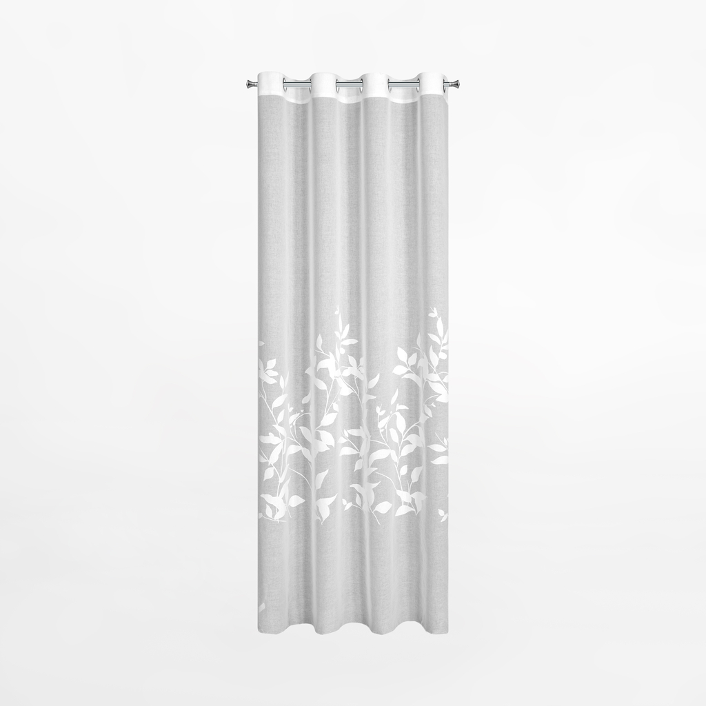 Záclona na priechodkách v bielej farbe ESTELLA 140x250 cm