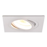 Zapustené halogénové svietidlo CHUCK biele