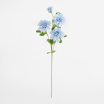 Umelý modrý kvet georgíny 70 cm
