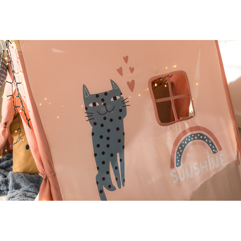 Namiot dziecięcy do zabawy różowy