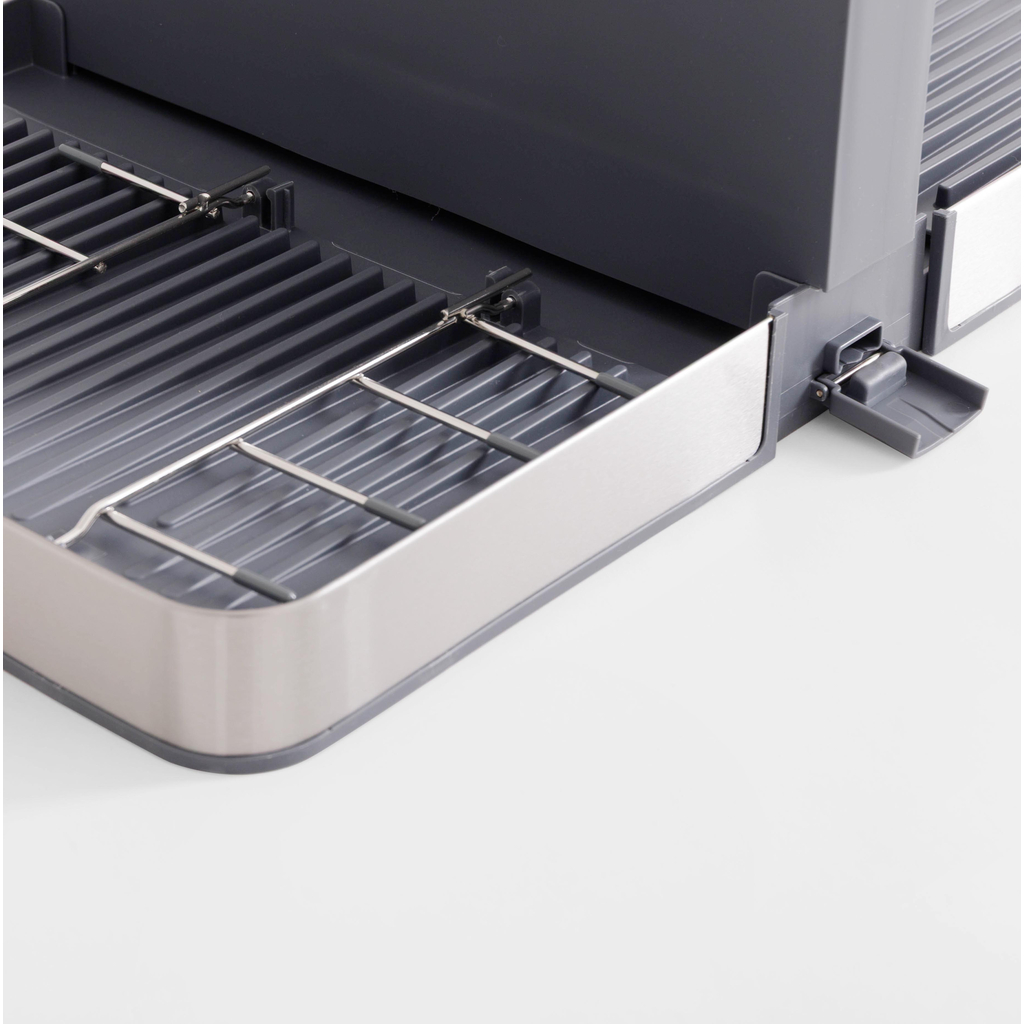 Skladacia sušička riadu, sivá 48,3x35x20,2 cm