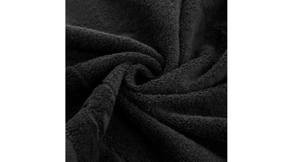 Bavlnený uterák čierny DAMLA 30x50 cm