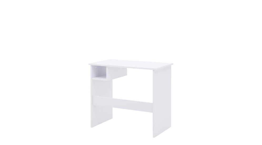 Písací stôl 80 cm biely CRONA