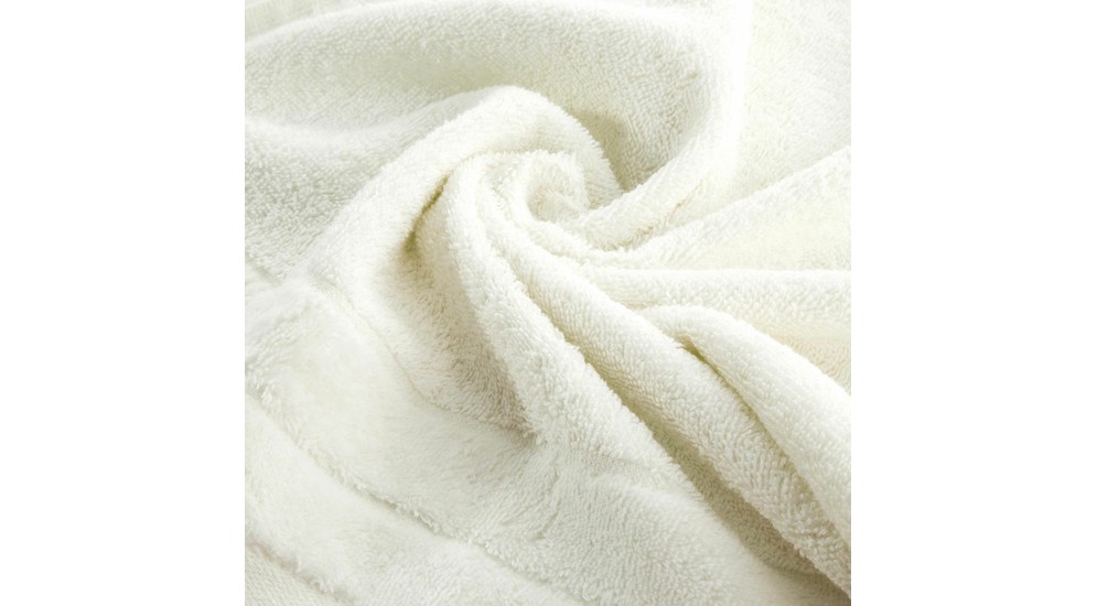 Krémový bavlnený uterák DAMLA 50x90 cm