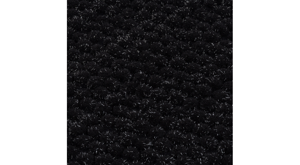 Kúpeľňová predložka DALLAS čierna 50x80 cm