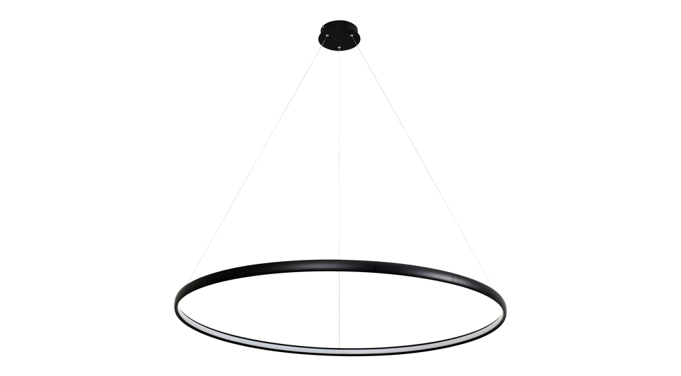 Závesná lampa LED čierna CARLO 120 cm