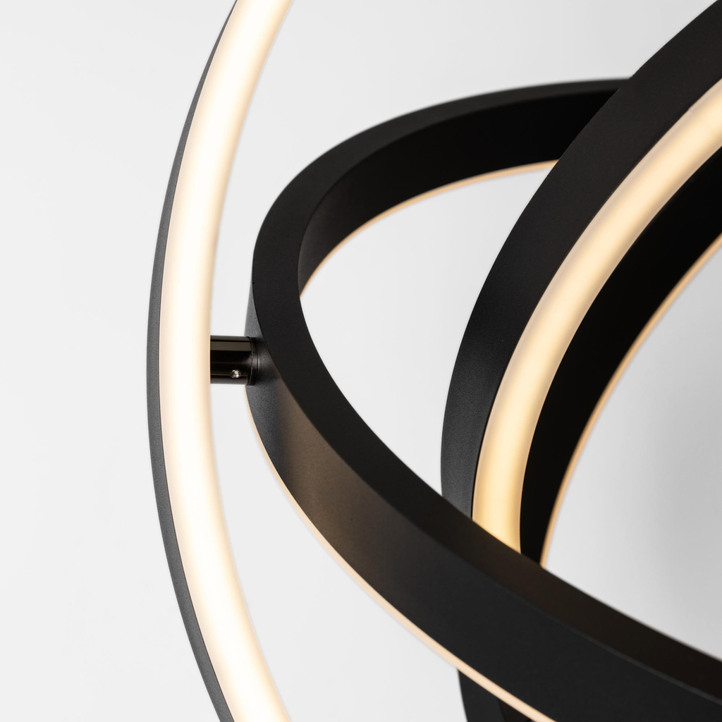 Stropné svietidlo TESS LED čierne