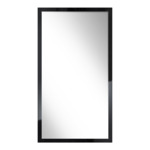Zrkadlo s čiernym rámom SLIM 67,5 x 127,5 cm