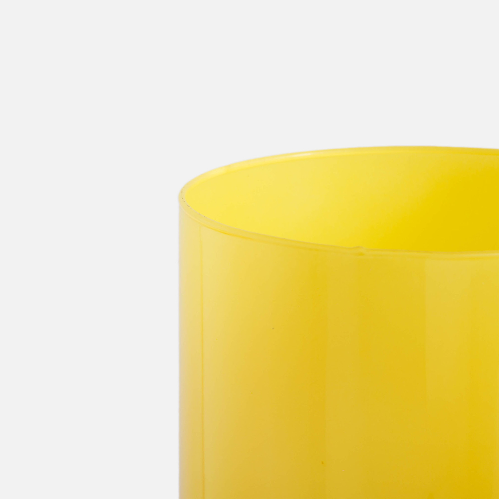 Sklenená váza žltá LUCA 29 cm
