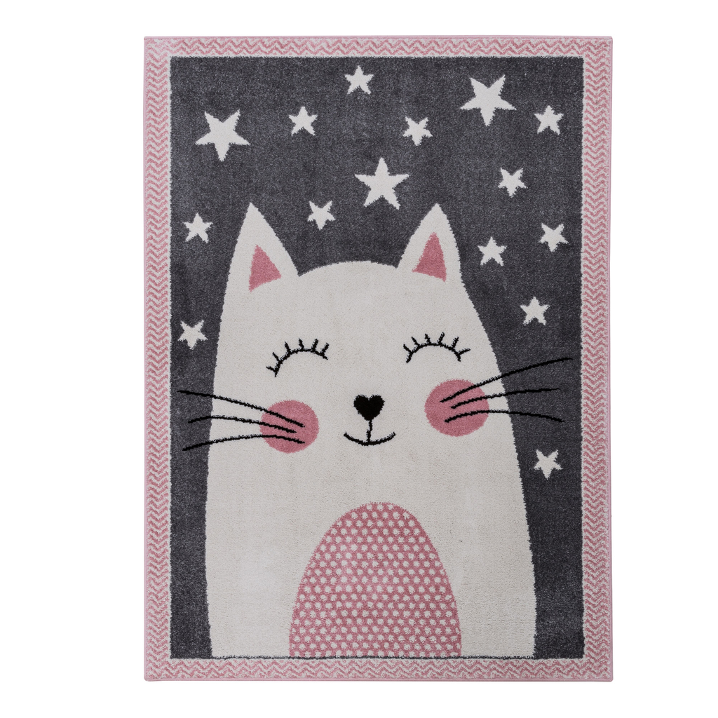 Sivý koberec, králik HAPPY 120x170 cm