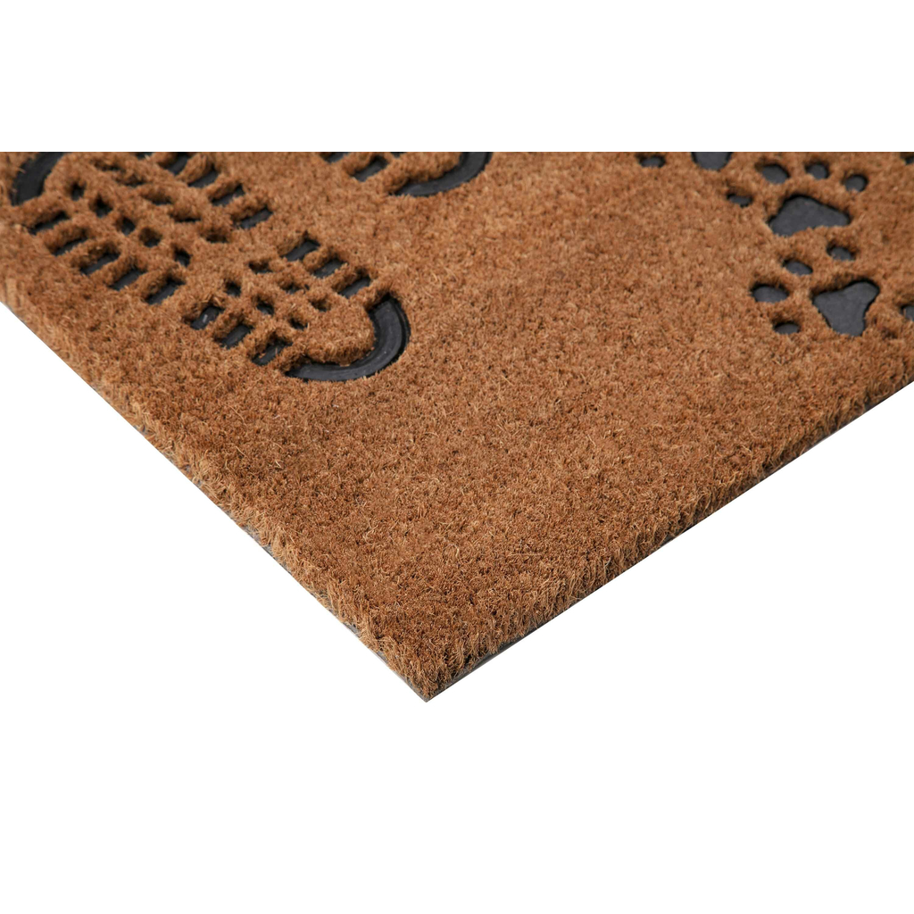 Kokosová rohožka so vzorom topánok 40x60 cm