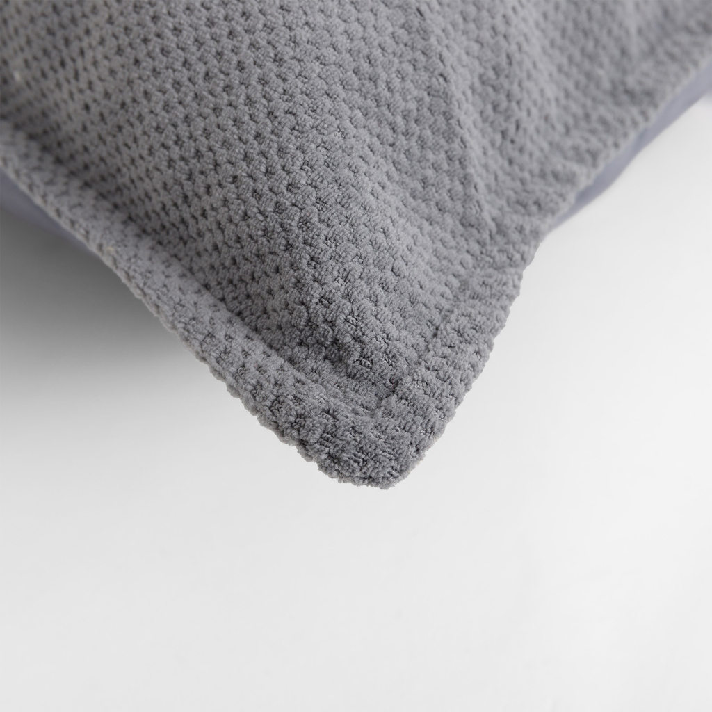 Obliečka na vankúš tmavosivá TIMEO 45x45 cm