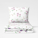 Bavlnená posteľná bielizeň COTTAGE HOME s ružovými kvetmi 160x200 cm