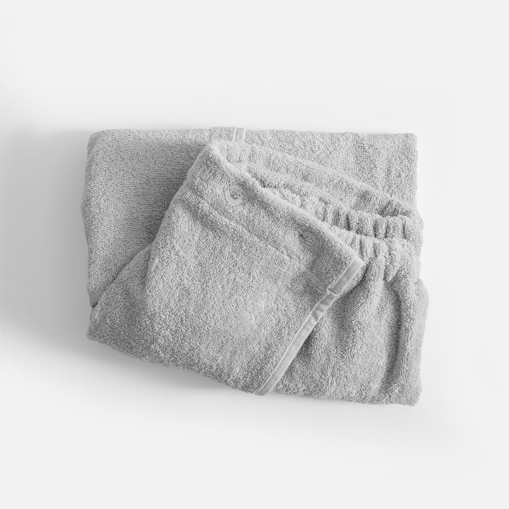Uterák do sauny v sivej farbe KILT SAUNA&WELLNESS 80x150 cm
