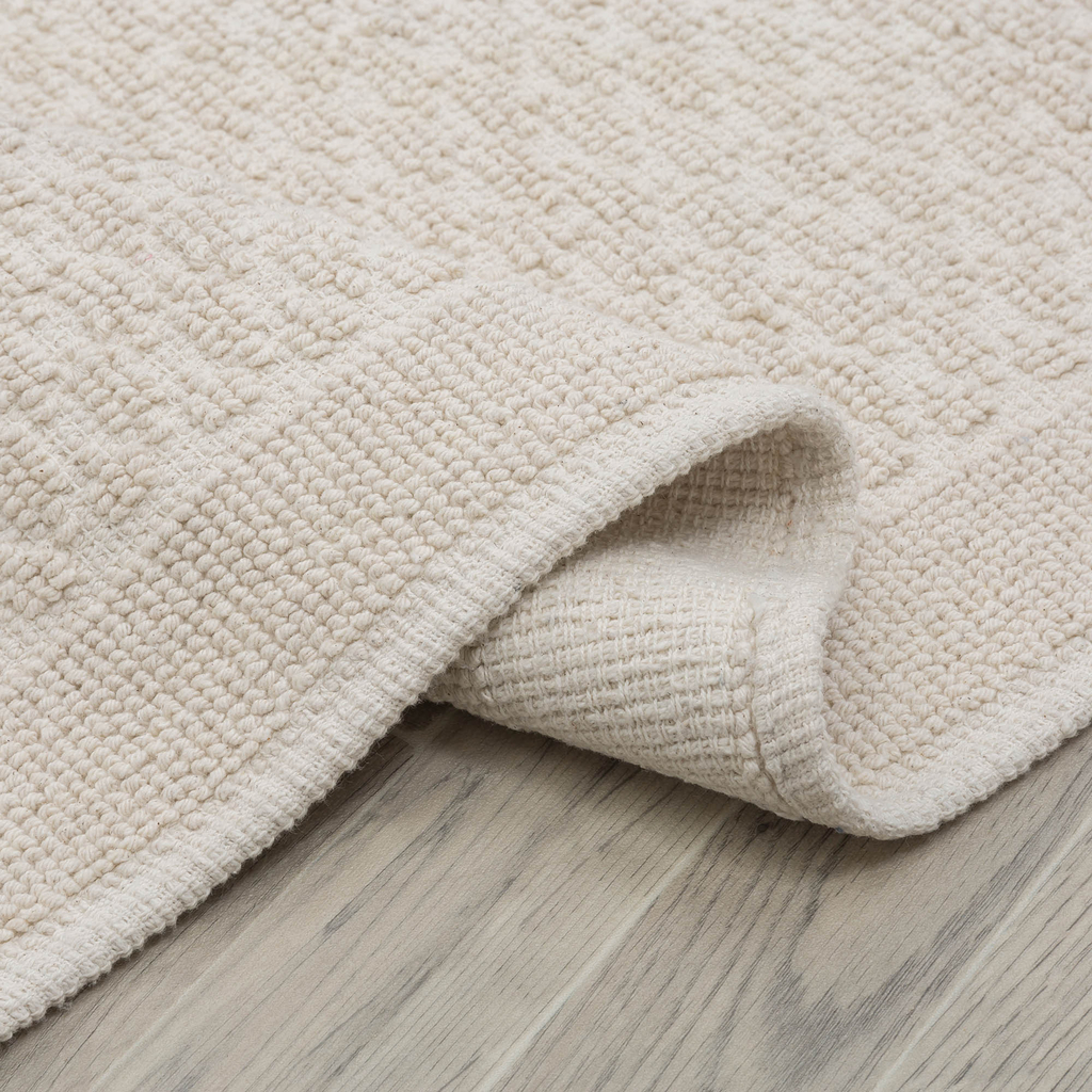 Krémový koberec OSLO do spálne 50x80 cm