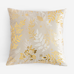 Dekoračná obliečka na vankúš béžovo-zlatá TEMMES 45x45 cm