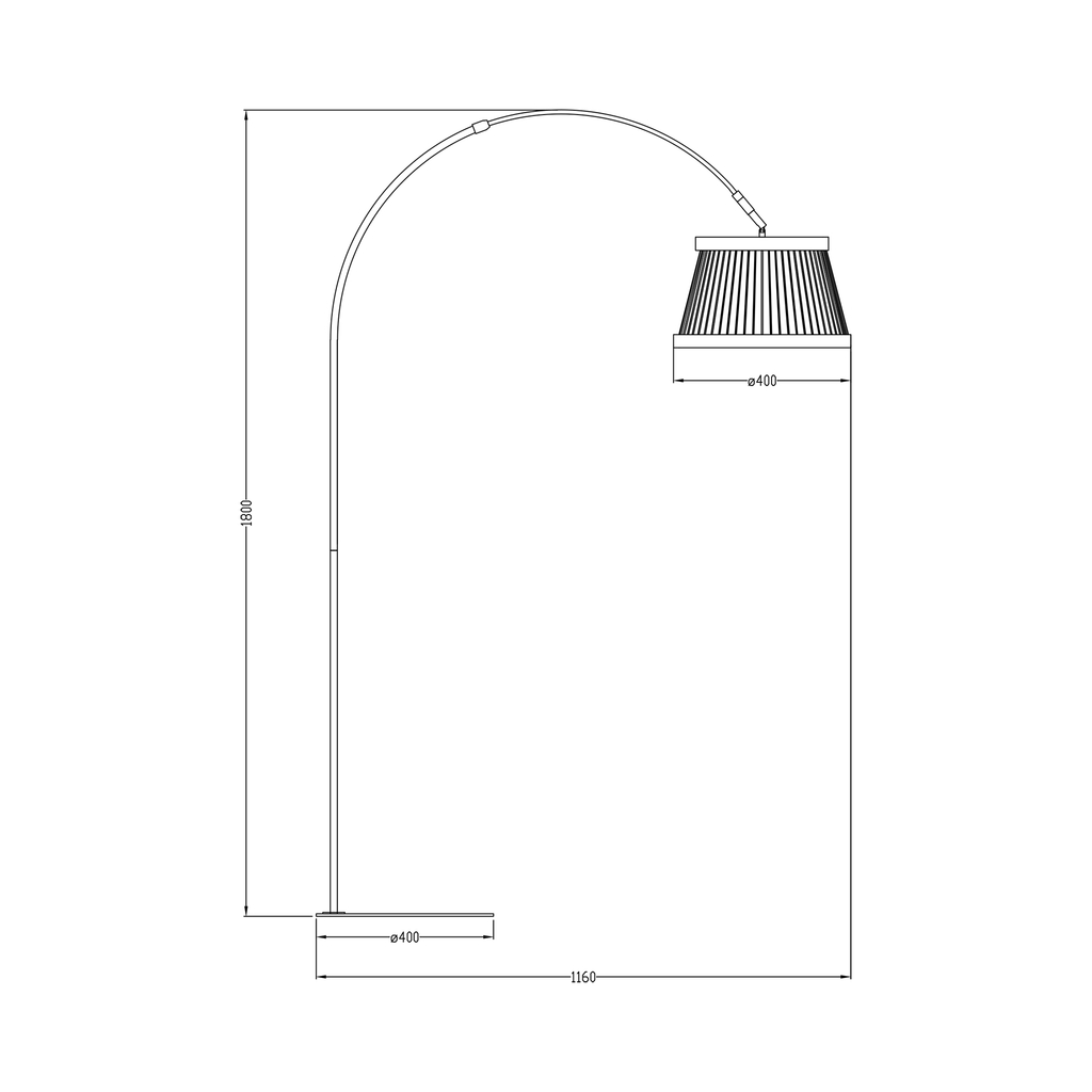 Stojacia LED lampa čierna BALU s diaľkovým ovládaním
