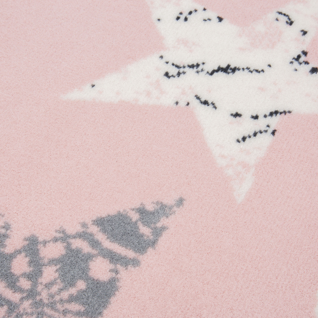 Ružový koberec HVIEZDY 120x170 cm