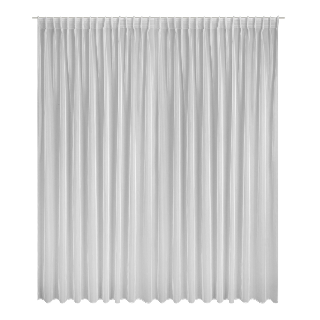 Záclona SIMONE do obývacej izby, biela 400x300 cm