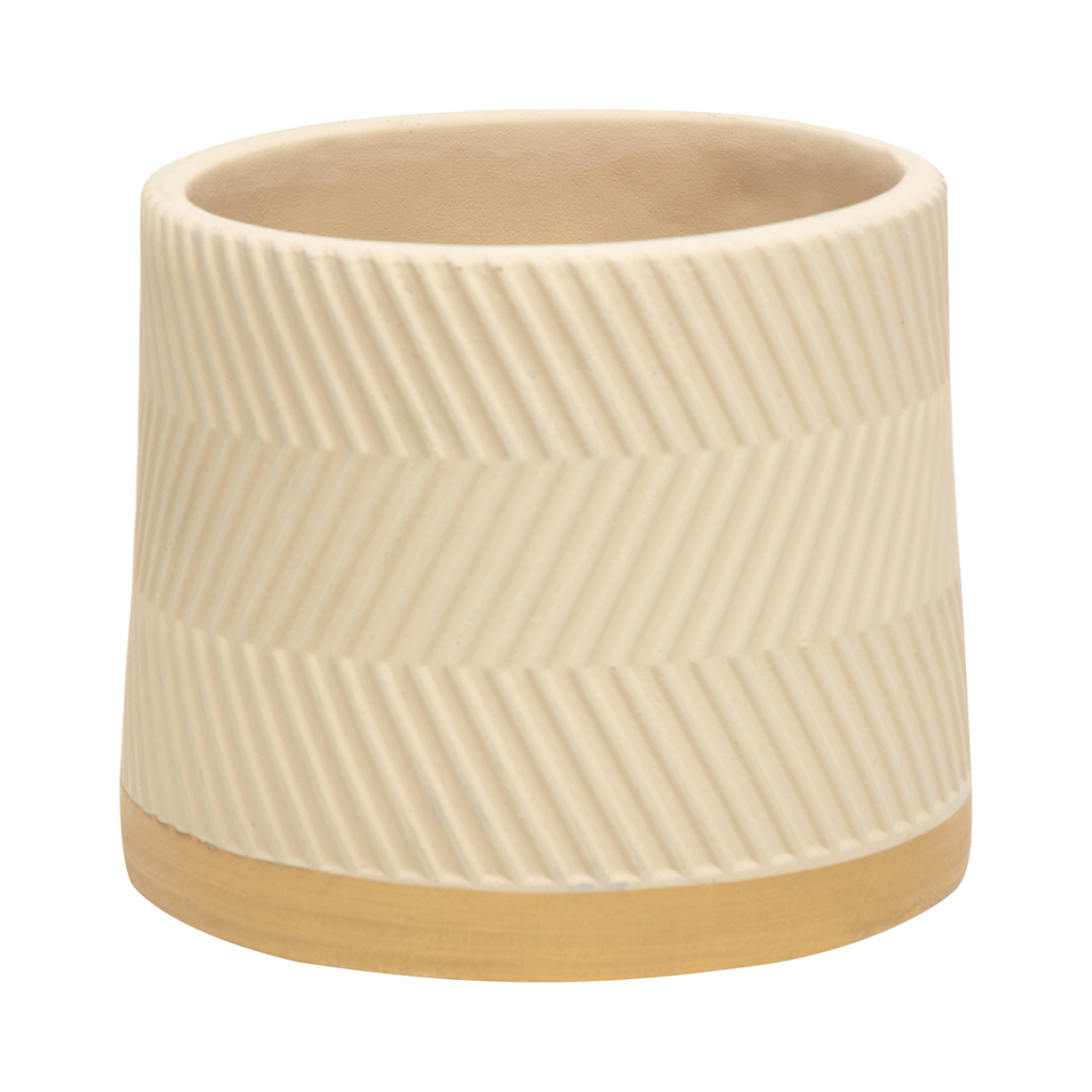 Ozdobný cementový obal 13 cm