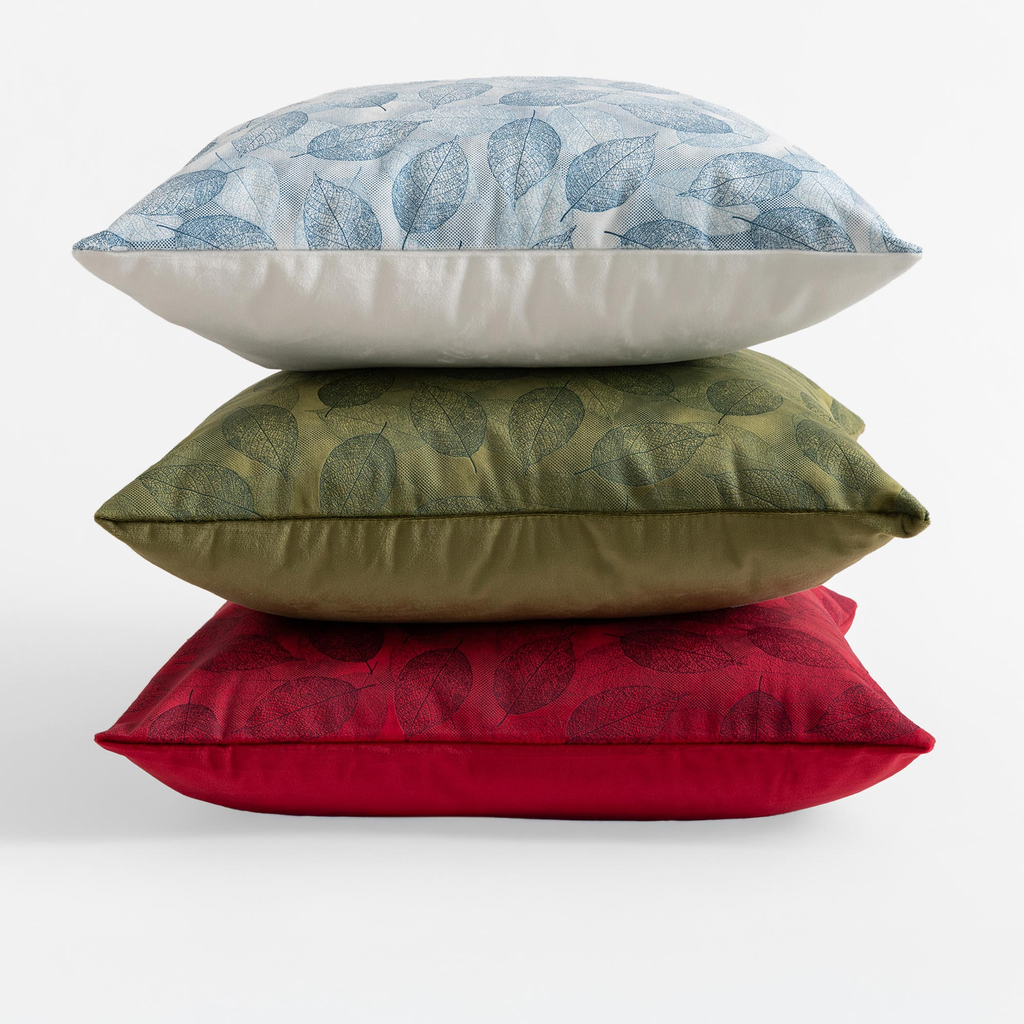 Obliečka na vankúš v listoch červenej farby AURIR 45x45 cm