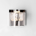 LED nástenné svietidlo strieborné GEM