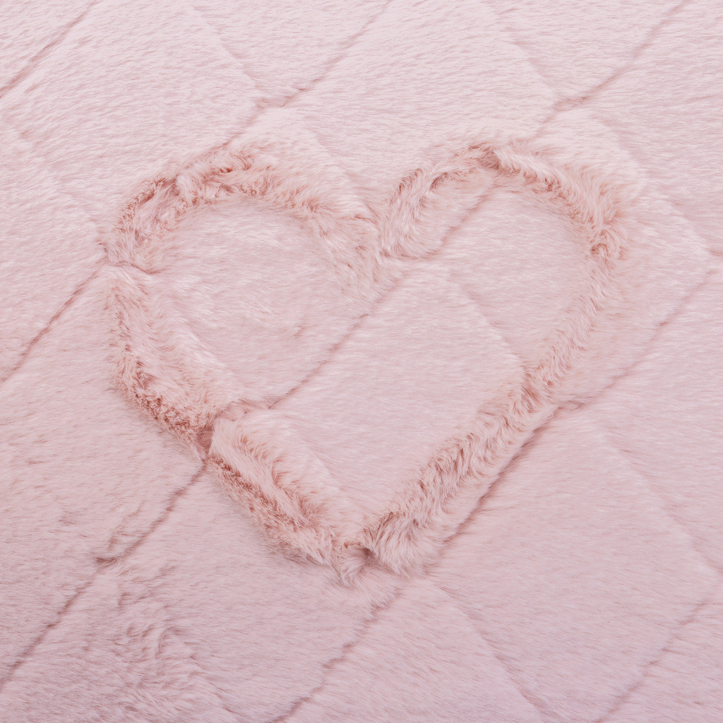 Koberec rabbi s kosoštvorcami ružový VERONA 60 x 100 cm