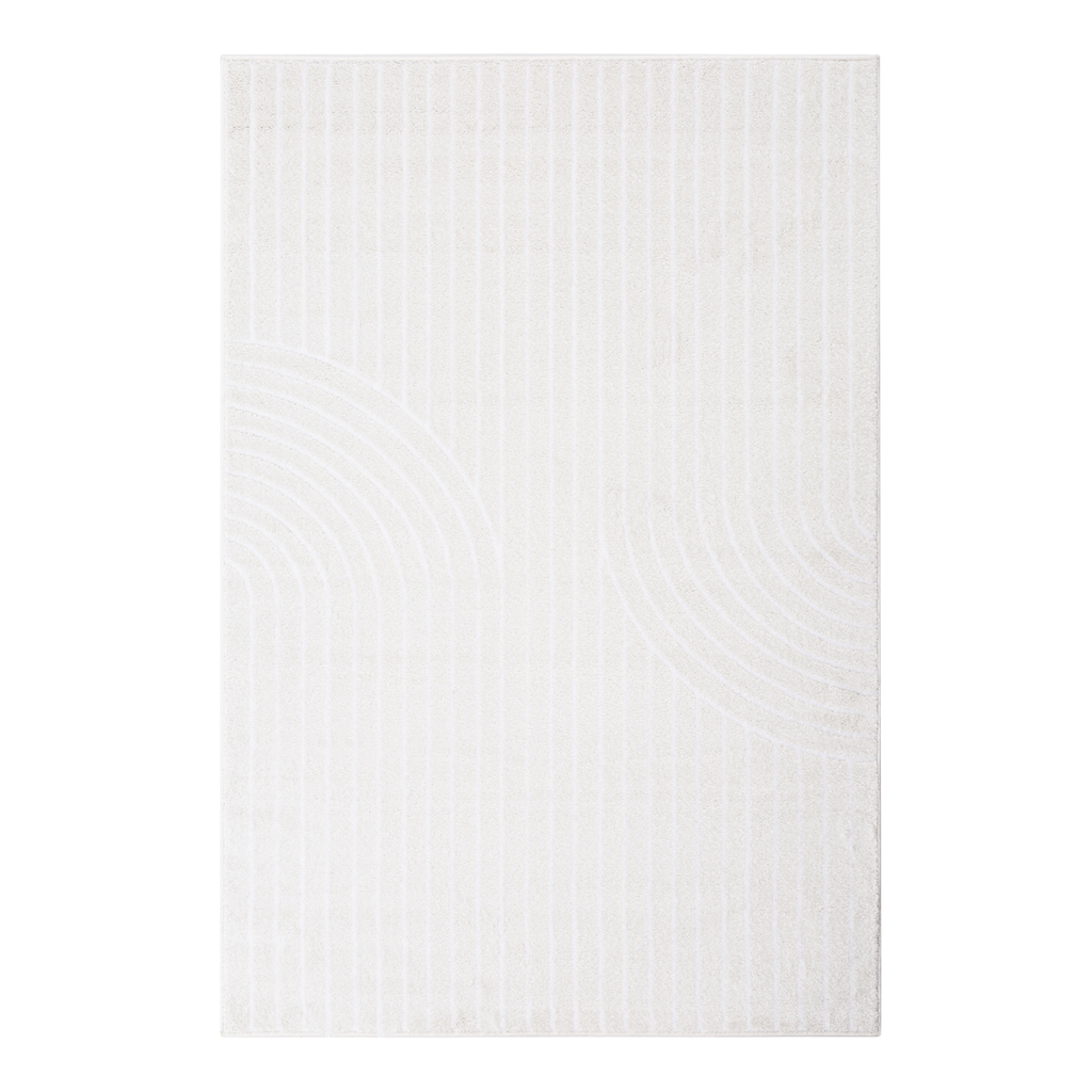 Moderný koberec RIMINI krémový 160x230 cm