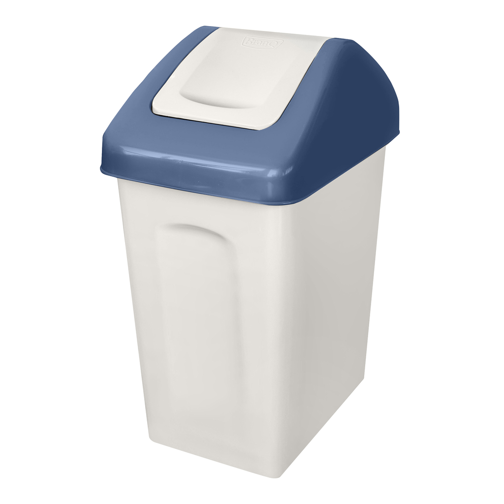 Kôš na triedenie odpadu s modrým vekom, 10 l