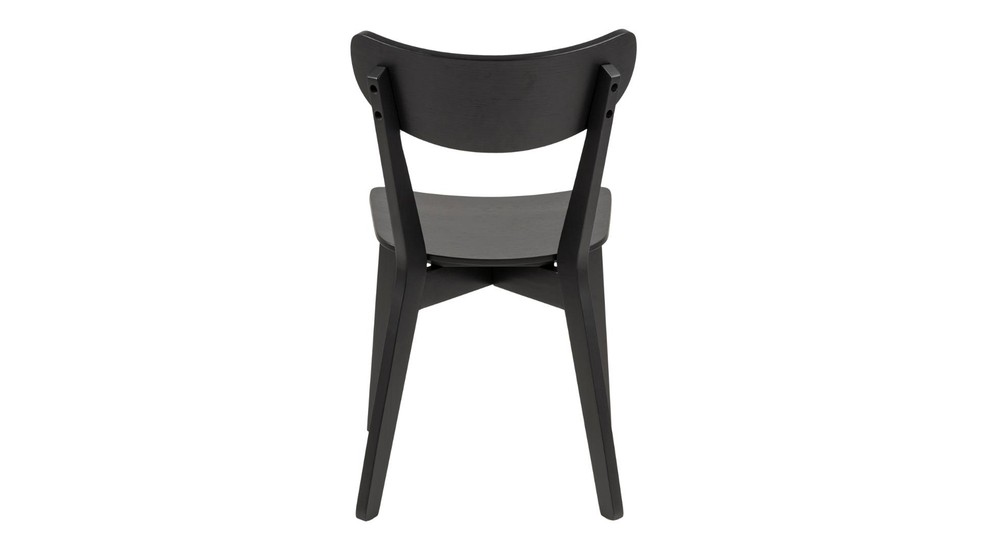 Čierna stolička v retro štýle BLACKY