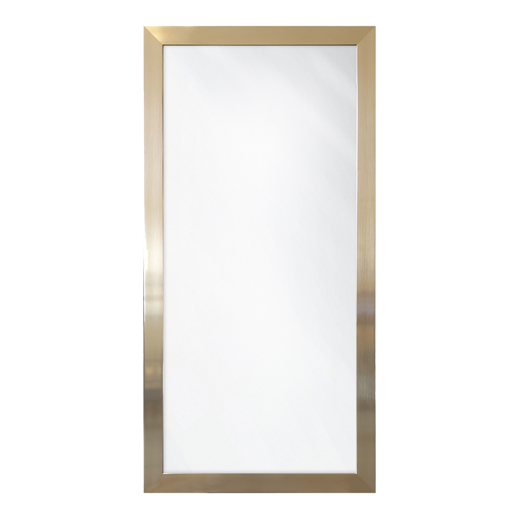 Zrkadlo so zlatým rámom SLIM 67,5 x 127,5 cm
