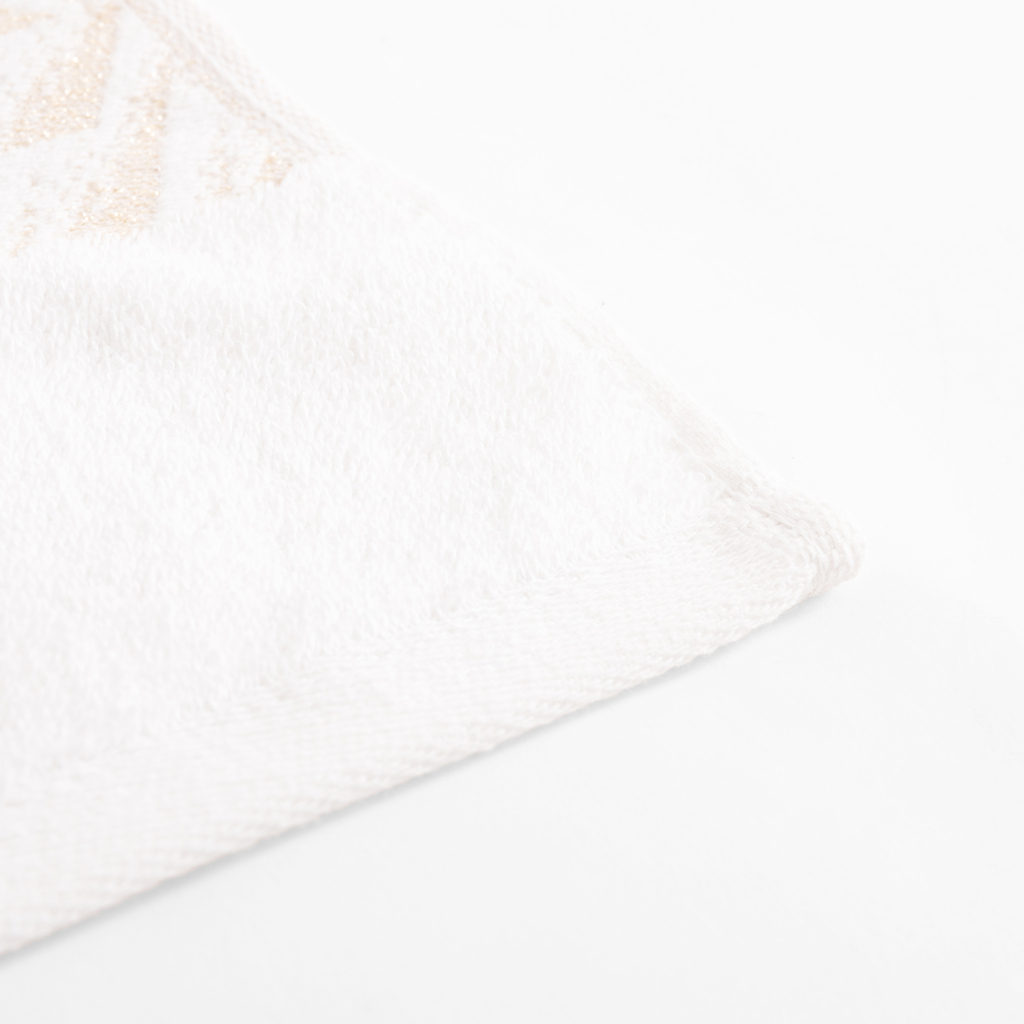 Súprava 2 uterákov biela/tmavomodrá GLOW