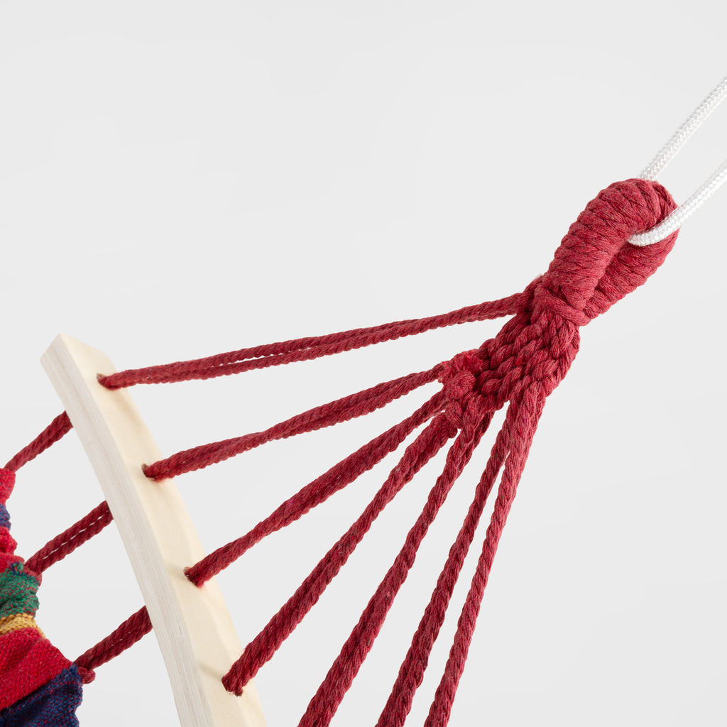 Hojdacia sieť vzor pruhy, s priečkou, 190x80 cm