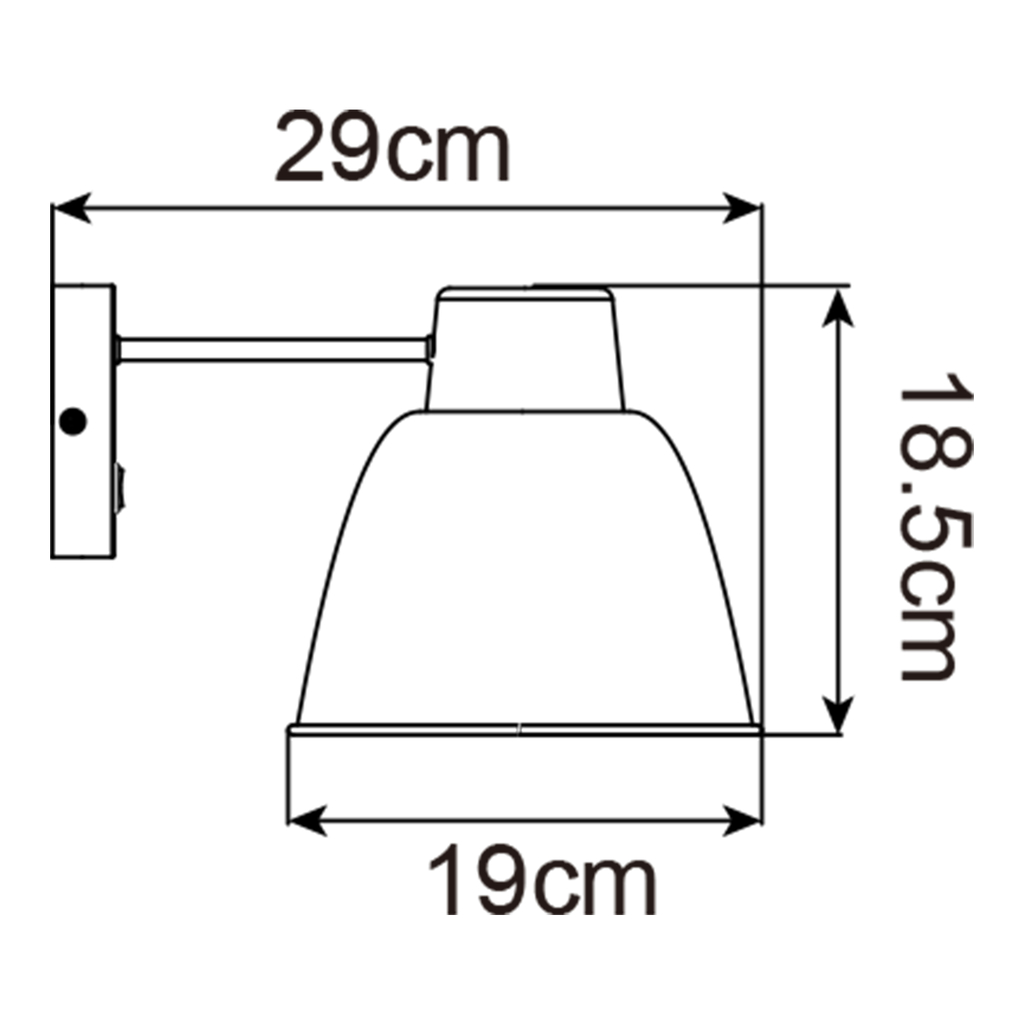 Nástenné svietidlo ORLO biele matné