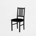 Drevená stolička DIRAN čierna