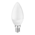 LED žiarovka E14 4,9W neutrálna farba AMM-E14-C37-4,9W-DW